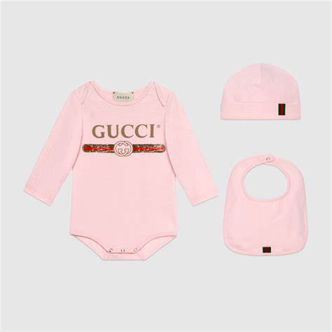 gucci baby gift set|gucci baby grow girl.